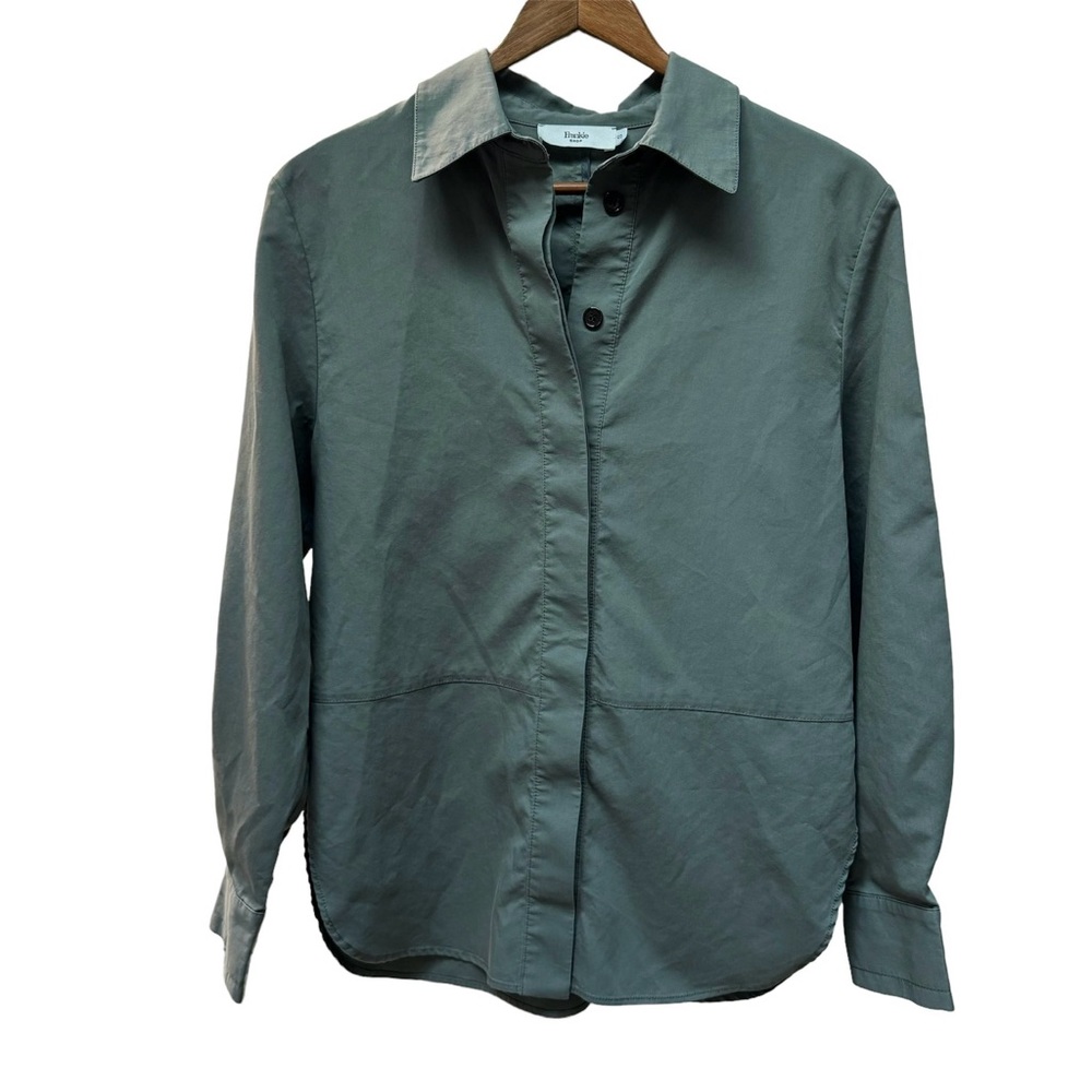 Frankie Shop Hidden Button Front Blouse